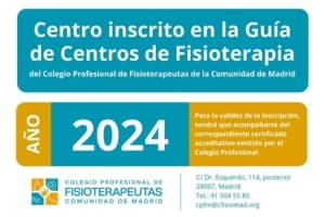 Centro inscrito en la Guía de centro de fisioterapia 2024